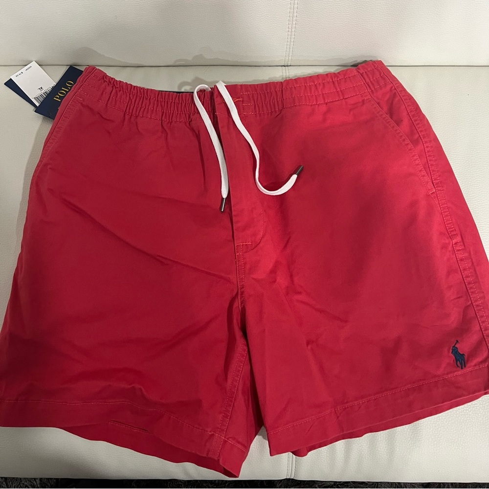 Polo Ralph Lauren Size Xl Red Prepster Stretch Chino Shorts New With Tags